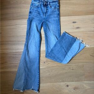 Women's Blue Flared Jeans
